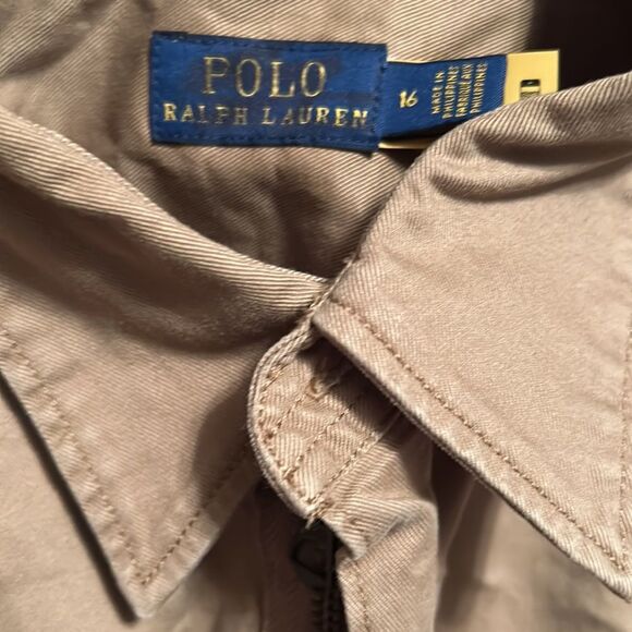 Polo Ralph Lauren- Women’s Cotton Twill Jumpsuit- Size 16 - Picture 8 of 8